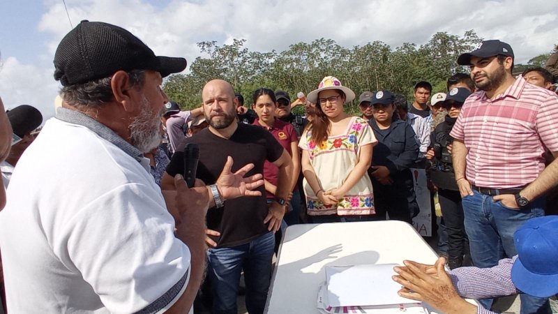 Gobierno del Estado logra acuerdo con habitantes de comunidades