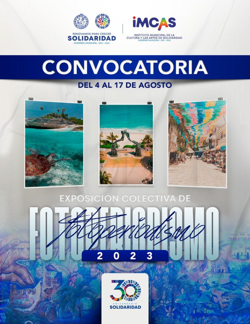 Gobierno municipal invita a participar en la “Exposición Colectiva de Fotoperiodismo”