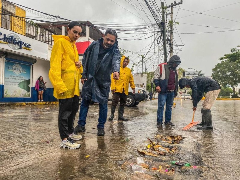 Gobierno municipal trabaja en prevención de afectaciones por lluvias