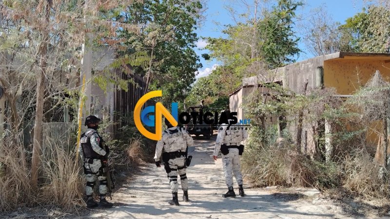 Guardia Nacional, Sedena , Marina y Policía Estatal llevan a cabo operativo en las secciones de la colonia Tres Reyes