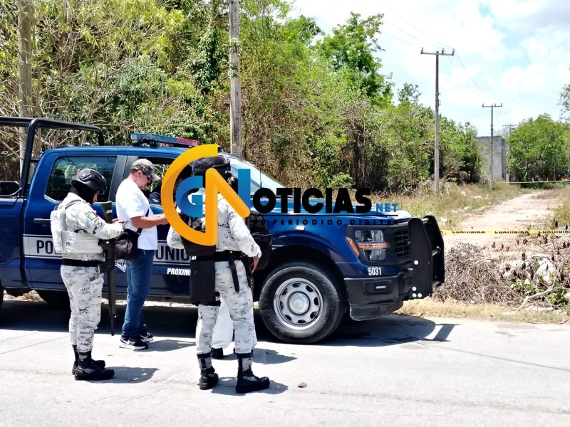 Hallan cuerpo embolsado en camino de terracería en la Región 226 de Cancún; aún no se identifica el sexo