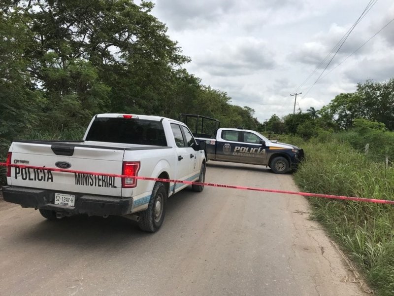 Hallan dos cuerpos ejecutados en Bacalar