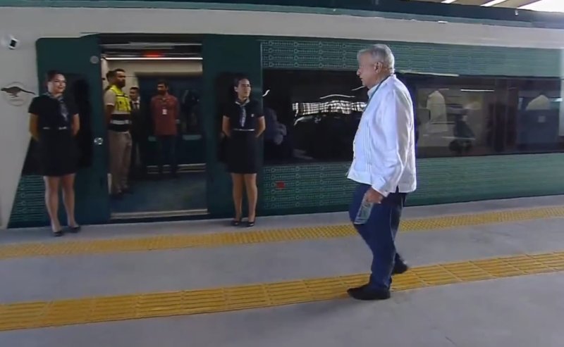 HOY SE CONSOLIDA UN GRAN LOGRO EN LA PENÍNSULA; EL IMPRESIONANTE TREN MAYA DE AMLO