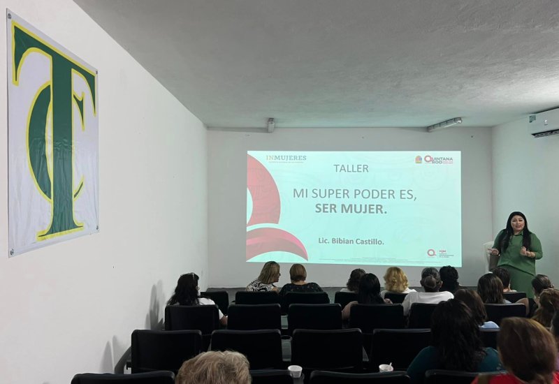 IMPARTEN TALLER DE EMPODERAMIENTO DE LA MUJER CON PERSPECTIVA DE SEGURIDAD EN EL SINDICATO DE TAXISTAS “ANDRÉS QUINTANA ROO”