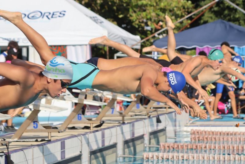 Inauguran el Campeonato Estatal de Natación Invierno 2022