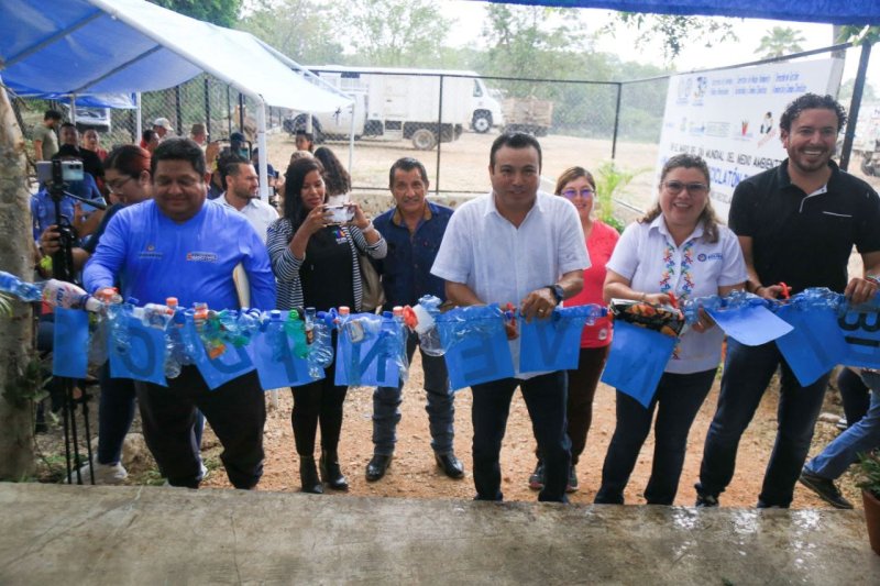 Inauguran primer punto fijo de Reciclatón