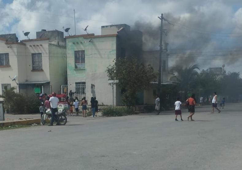 Incendio en departamento de la Rg 259