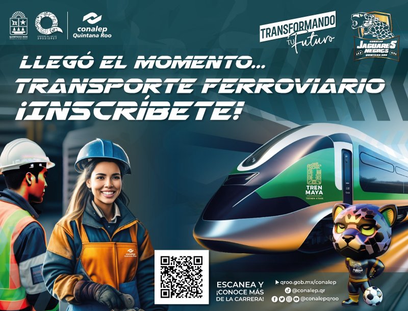 Inicia Conalep inscripciones para Profesional Técnico en Transporte Ferroviario