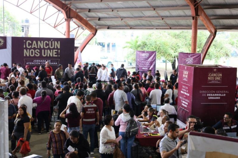 INICIAN CON ÉXITO JORNADAS DE ATENCIÓN CIUDADANA “CANCÚN NOS UNE” 2024 EN LA SM 101
