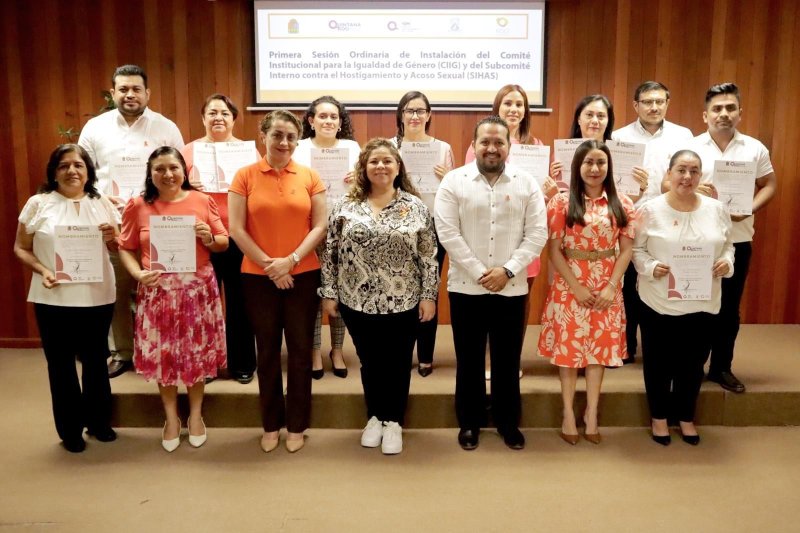Instala el TEQROO el Comité Institucional para la Igualdad de Género y el Subcomité Interno contra el Hostigamiento y Acoso Sexual