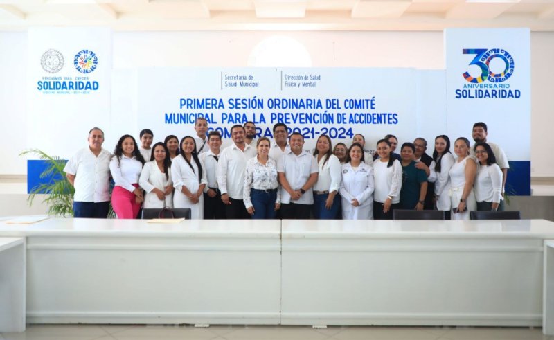 Instalan comité municipal para prevenir accidentes