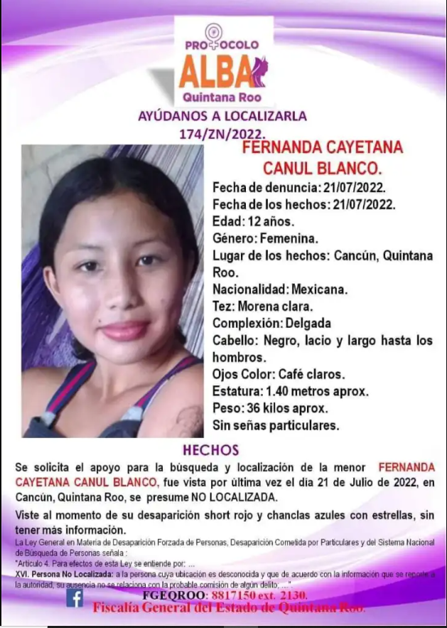 Intentan secuestrar a madre de niña desaparecida en Cancún