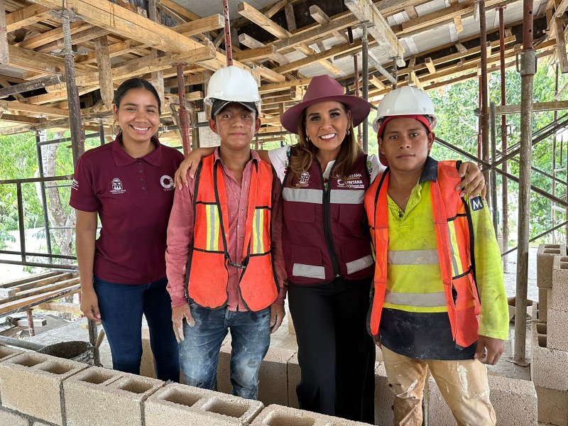 Invierte Mara Lezama en educación con obras de calidad