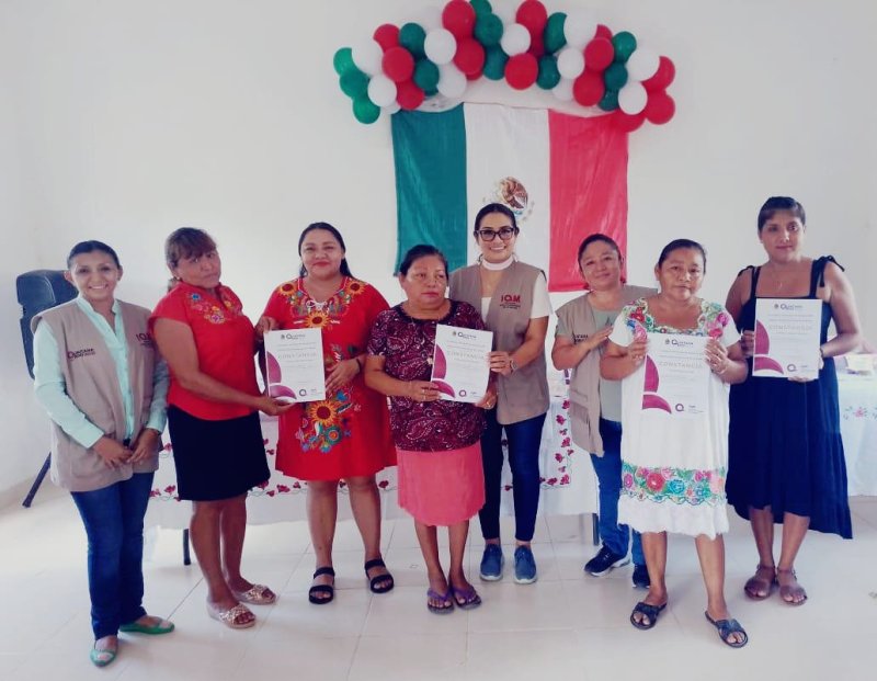 IQM impulsa la autonomía económica de las mujeres, con cursos de capacitación en las comunidades rurales
