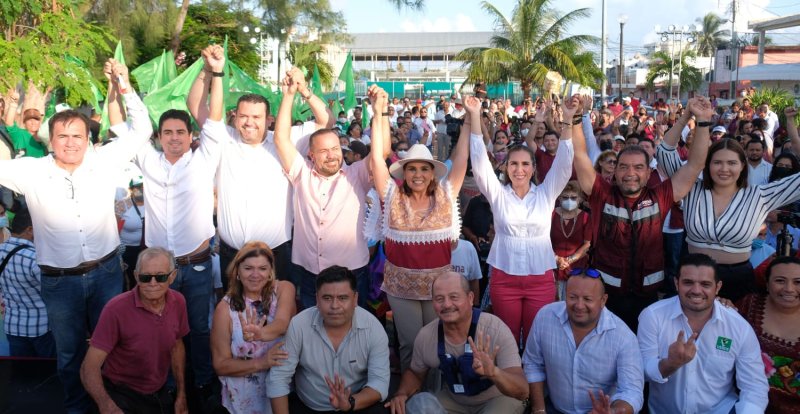 JUNTAS Y JUNTOS HAREMOS REALIDAD LA TRANSFORMACIÓN PARA ISLA MUJERES: MARA LEZAMA