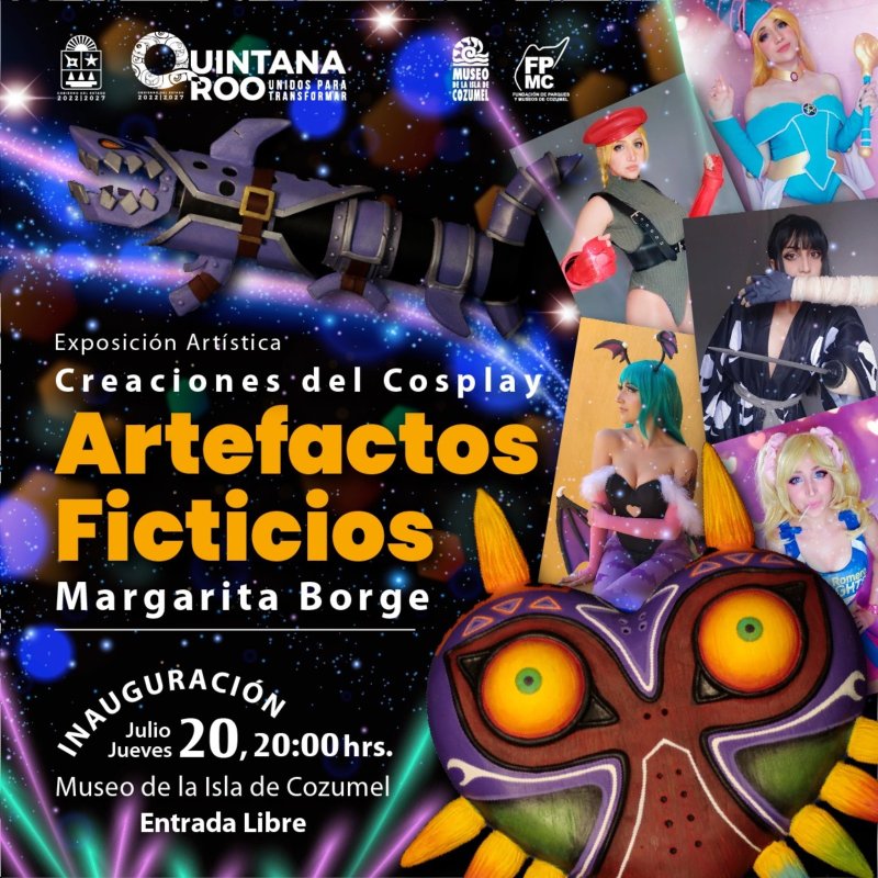La Fundación de Parques y Museos de Cozumel inaugurará la exposición artística “Artefactos Ficticios”