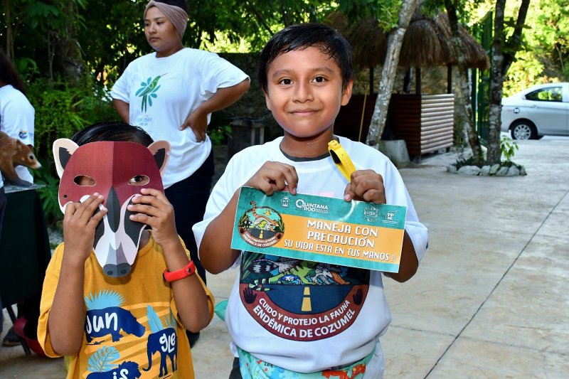 La Fundación de Parques y Museos de Cozumel realiza la primera carrera recreativa “Maneja con Precaución y Salva la Vida Silvestre”