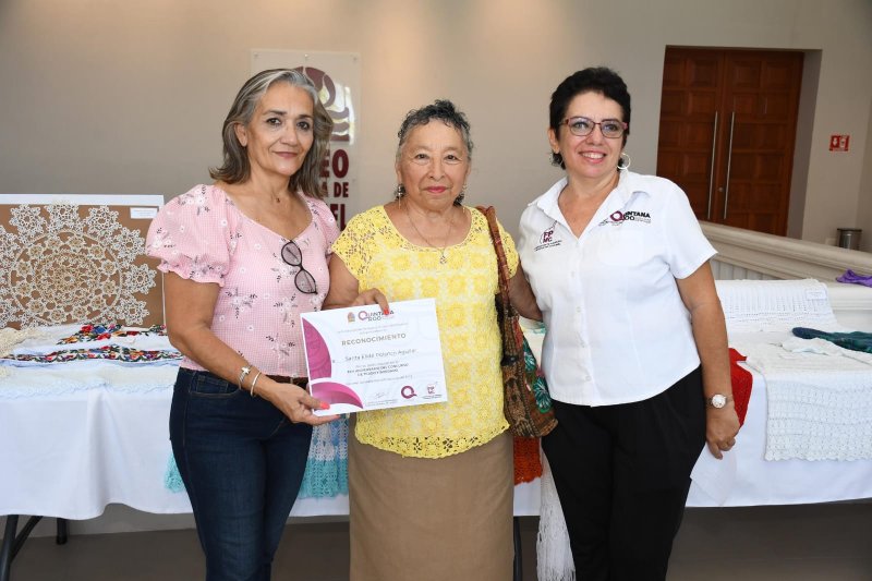 La Fundación de Parques y Museos de Cozumel realizó la premiación del Concurso de Bordado y Tejido que cumplió XXV años 