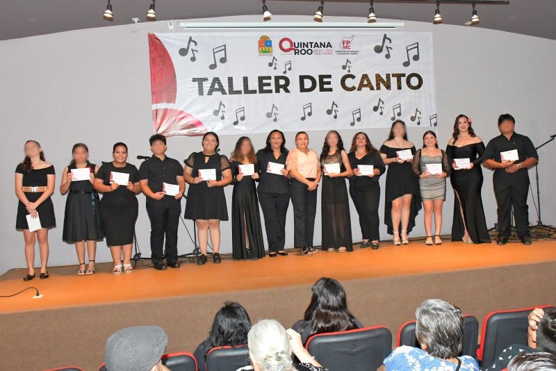 La Fundación de Parques y Museos realiza exitoso concierto con las y los alumnos del Taller de Canto