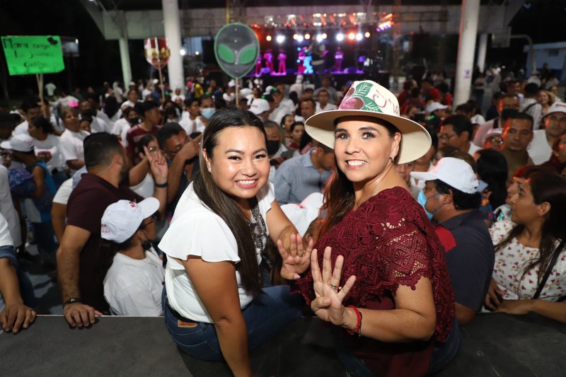 LA GENTE DECIDIÓ POR EL CAMBIO VERDADERO; AGRADECE MARA LEZAMA EN TULUM