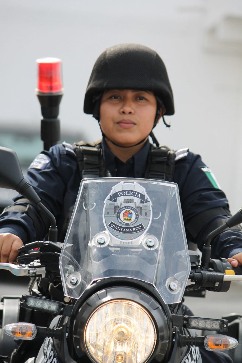 La Policía de Benito Juárez reconoce la labor de las mujeres policías por su loable labor.