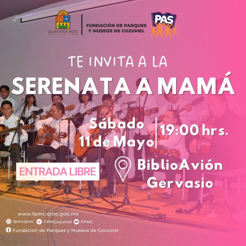 La Rondalla de la Fundación de Parques y Museos celebrará a las mamás con una serenata
