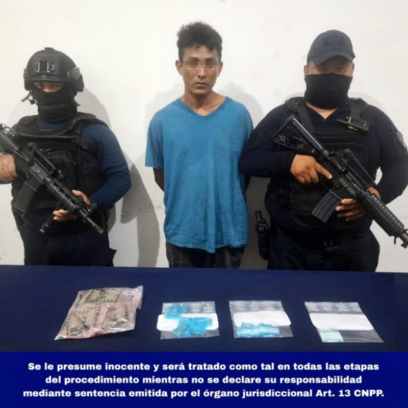 La SECRETARIA DE SEGURIDAD CIUDADANA pone a disposición a Pablo “N”, por su probable participación en delitos contra las salud, en Tulum.