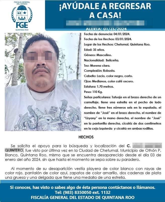 La #SSC localiza a un masculino con reporte de persona desaparecida