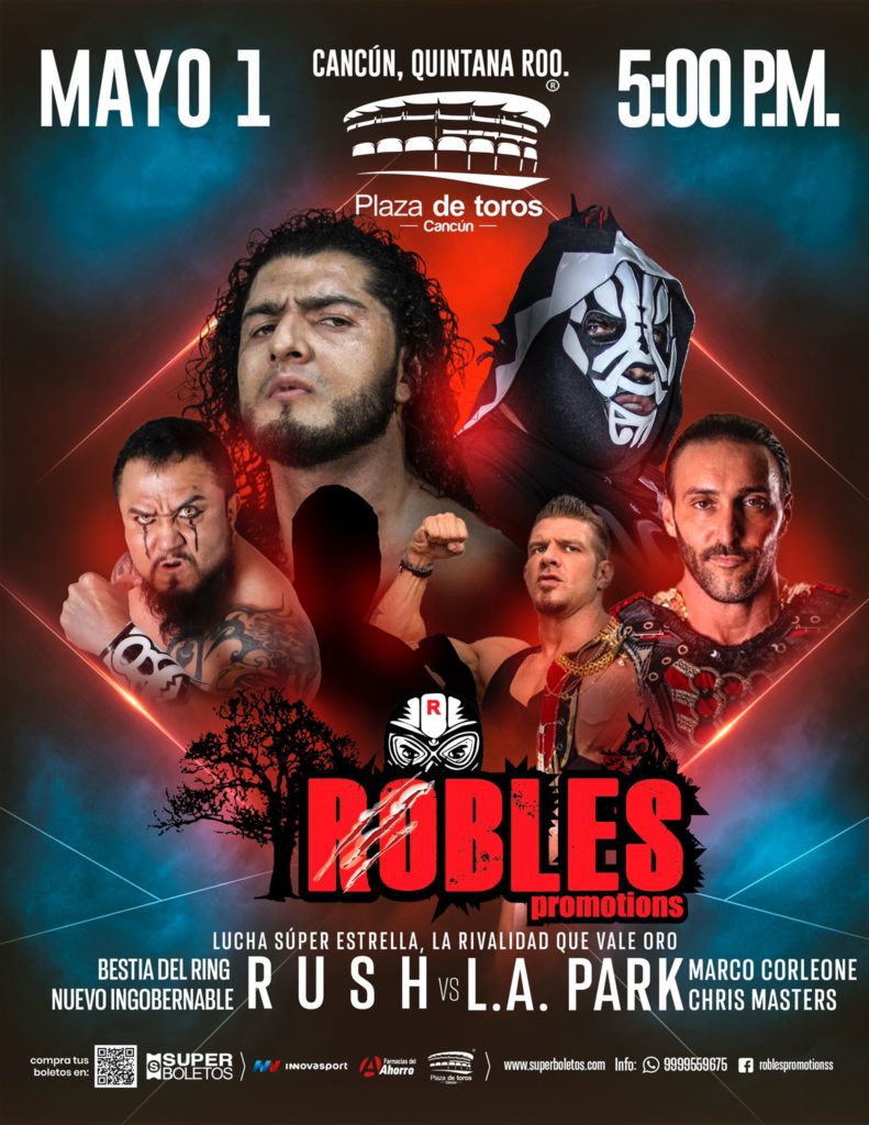 Las máximas estrellas de la lucha libre llegan a #cancun a demostrar su rivalidad y su fortaleza, ven apoyar a los #Rudos o #tecnicos