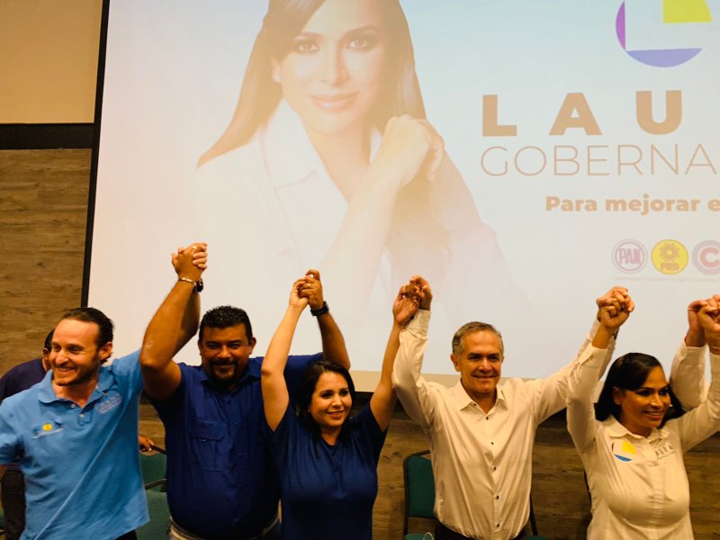 Llaman Miguel Ángel Mancera y Luis Espinoza Cházaro, al voto útil en favor de la coalición “Va por Quintana Roo” el próximo 5 de junio.