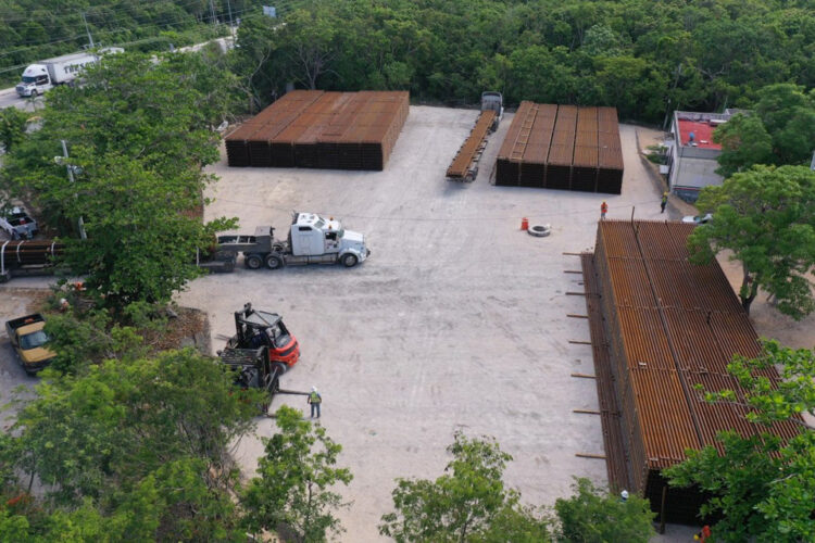 Llegan rieles para Tramo 5 sur del Tren Maya en Quintana Roo