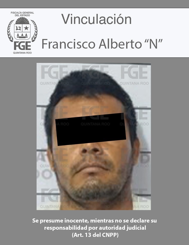 Logra FGE de Quintana Roo prisión preventiva para un sujeto por feminicidio en Othón P. Blanco