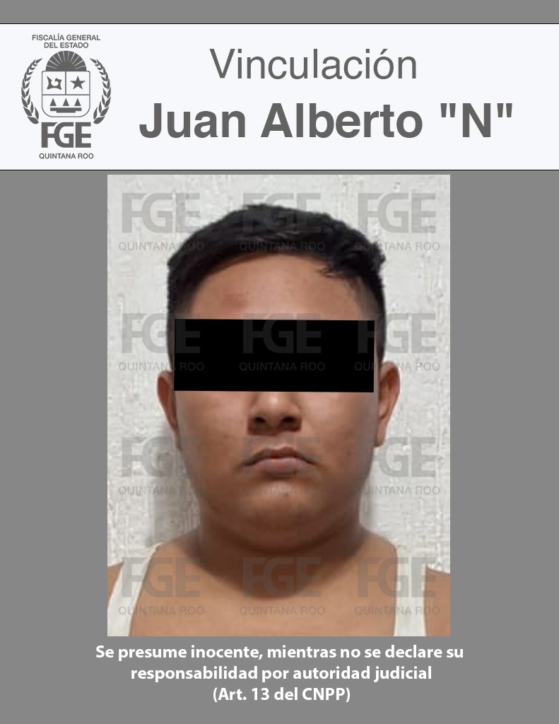 Logra FGE vinculación a proceso para un masculino por homicidio calificado en Benito Juárez