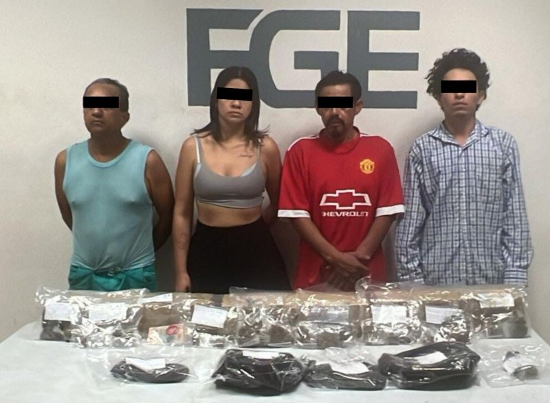 Logra Fiscalía de Quintana Roo prisión preventiva justificada para cinco personas por narcomenudeo en Solidaridad y Felipe Carrillo Puerto