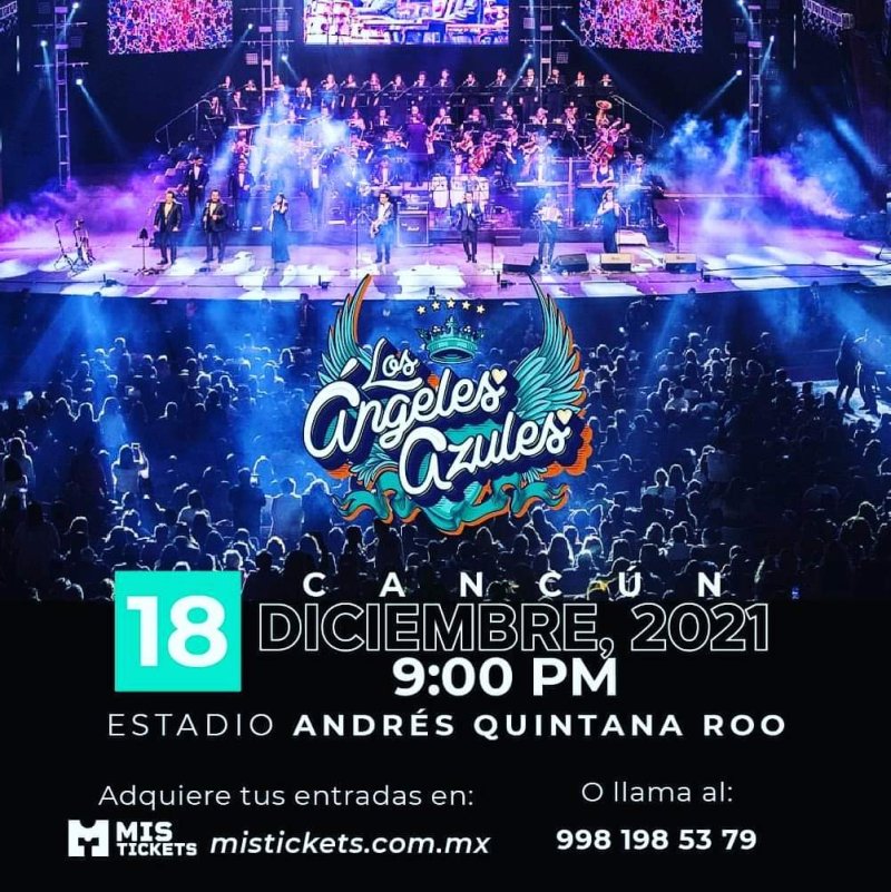 ¡LOS ÁNGELES AZULES en Cancún!