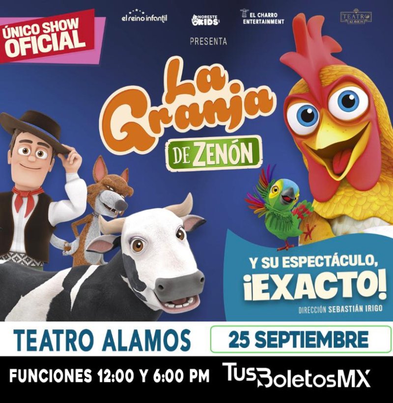 MAÑANA, MAÑANA, MAÑANA Llega a Cancún LA ORIGINAL “GRANJA DE ZENON”