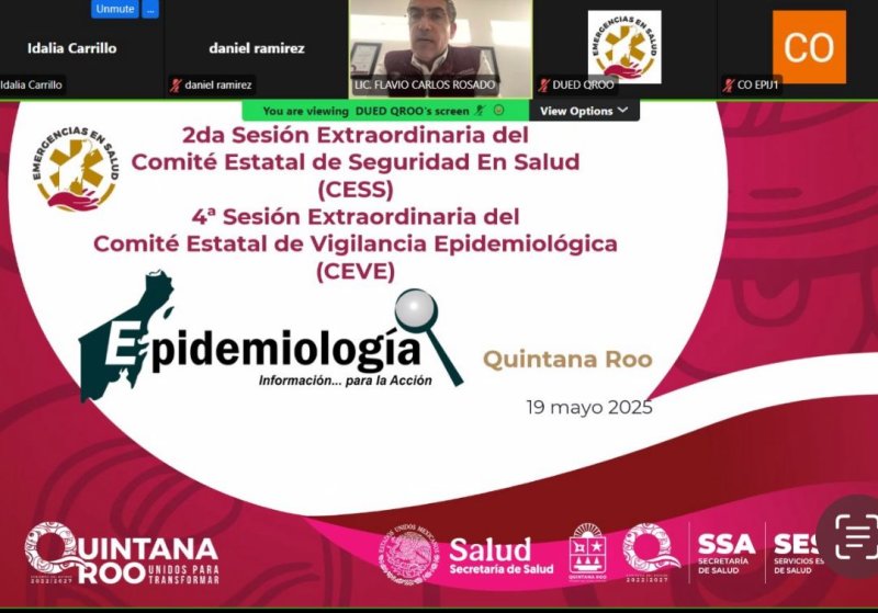 Mantiene Quintana Roo vigilancia epidemiológica permanente para proteger la salud de la población