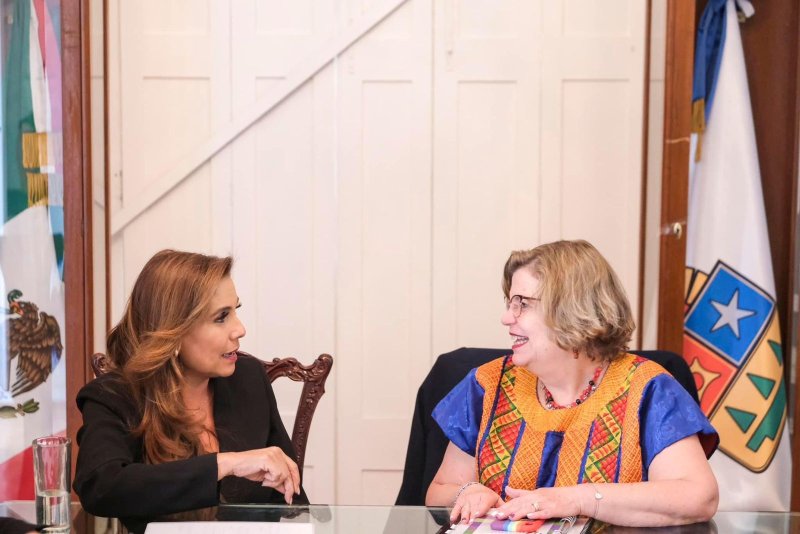 Mara Lezama e INMUJERES trabajan en impulsar la estrategia de paz y seguridad para las mujeres.