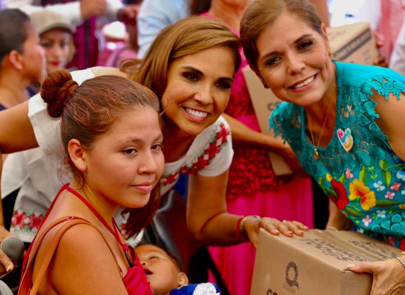 Mara Lezama inicia la entrega de despensas “Comemos Tod@s” en Chetumal