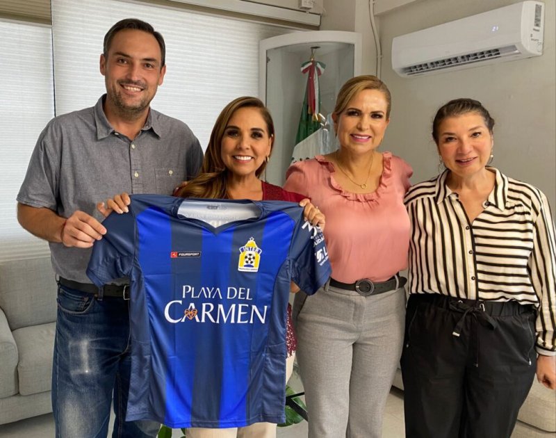 MARA LEZAMA RECONOCE EL CRECIMIENTO DEPORTIVO SOLIDARENSE Y LA IDENTIDAD DEL INTER PLAYA DEL CARMEN