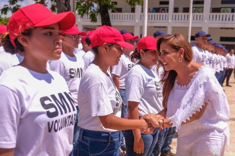 Mara Lezama toma protesta a soldados del Servicio Militar Nacional