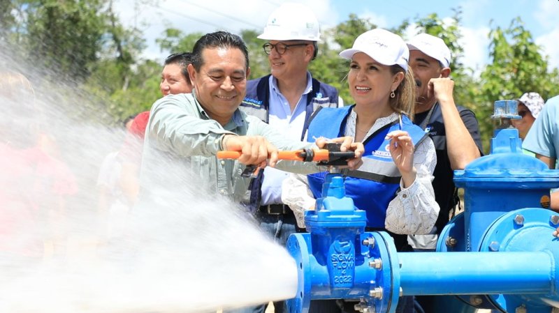 Más agua potable para todos y todas: Lili Campos