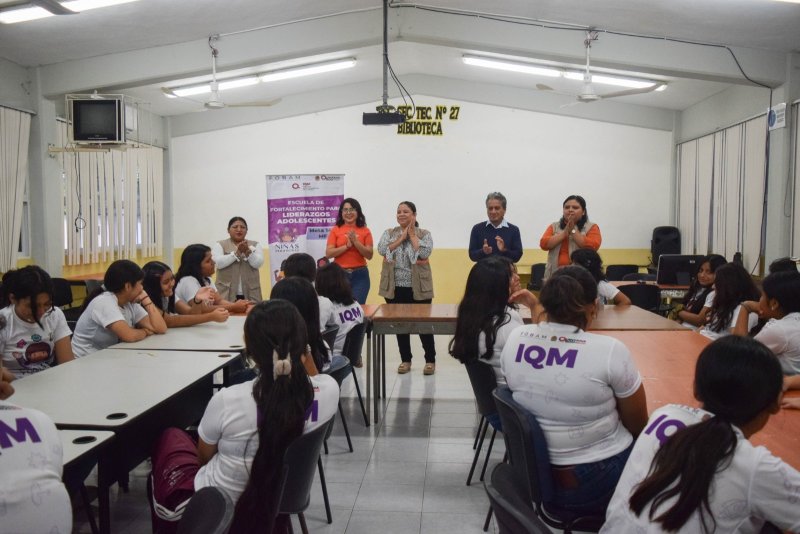 Más de 300 niñas y adolescentes en Quintana Roo se capacitaron en la prevención de embarazos: IQM