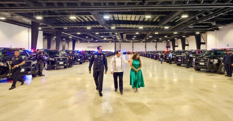 Más seguridad para Yucatán con la entrega de 169 patrullas en el marco de la Estrategia Aliados por la Vida