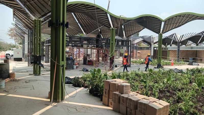 Mercado del Bienestar Maya presenta un avance del 82.5%