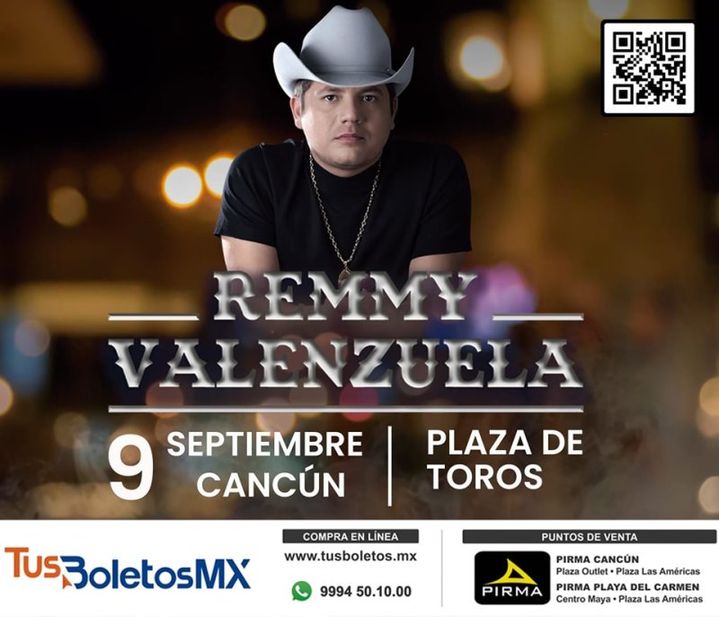 Mi gente de Cancún, Remmy Valenzuela “El principe del acordeón” listo parapresentarse en Cancún.