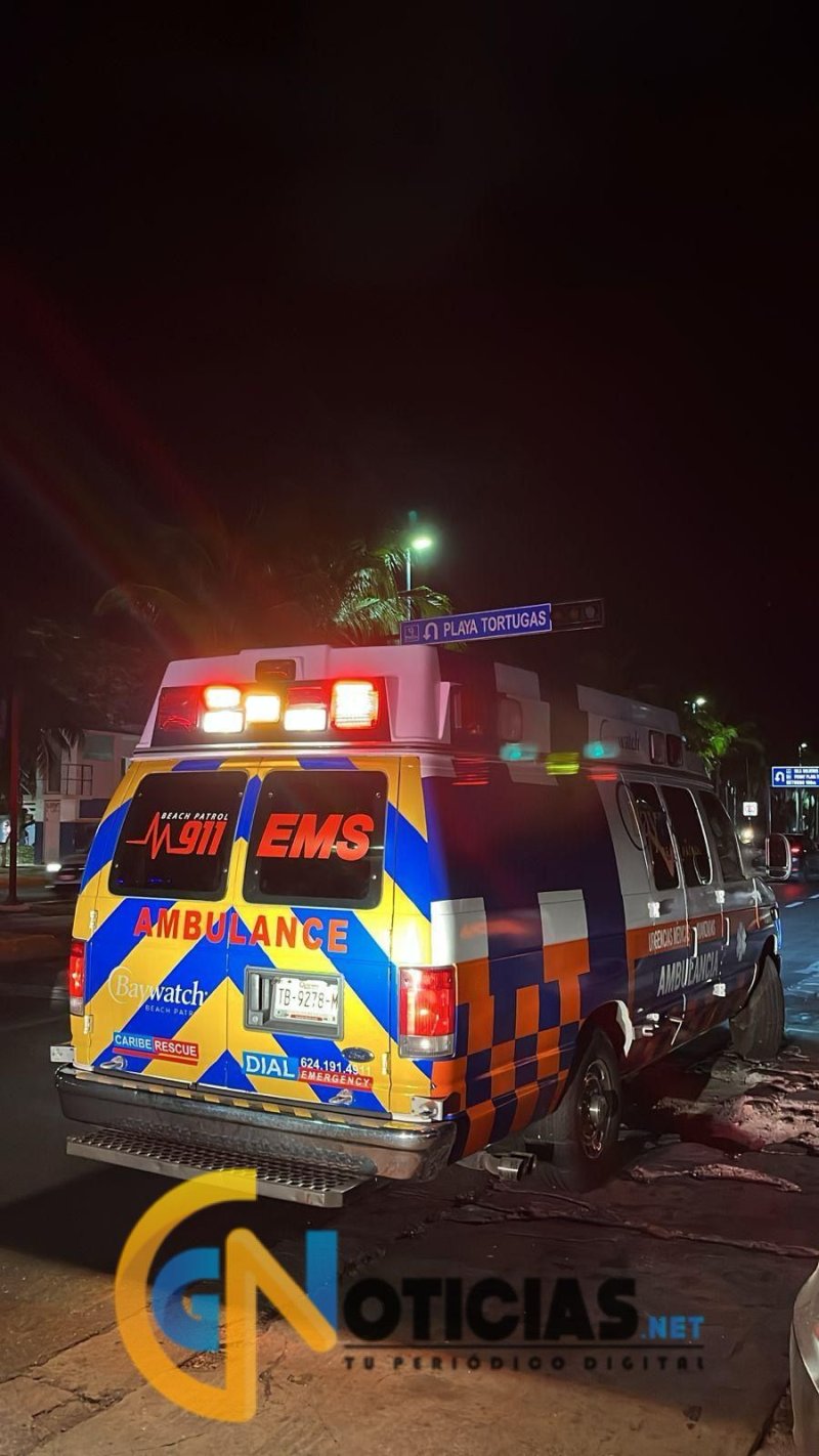 Movilización por presunto derrumbe de muelle en la zona hotelera de Cancún