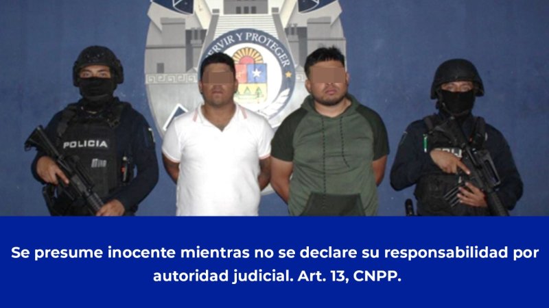 Narcomenudistas detenidos en Cancún mientras intercambiaban droga