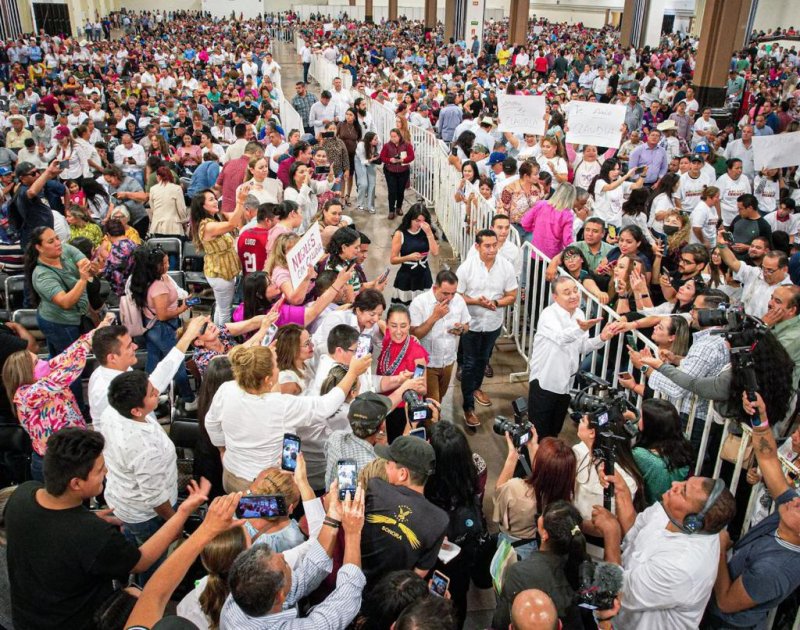 ’’Nuestro movimiento parte de una base, el amor al pueblo de México”: Claudia Sheinbaum ante más de 10 mil sonorenses