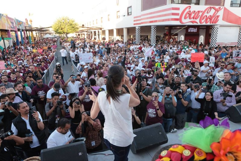 ’’Nuestro movimiento sólo puede representar esperanza’’: En Mexicali, Claudia Sheinbaum defiende la consolidación de la Cuarta Transformación